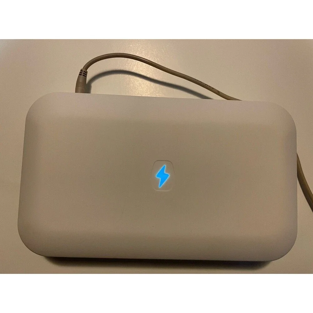 PHONESOAP 3 UV Cell Phone Sanitizer Cleaner & Dual Universal Charger White 600W